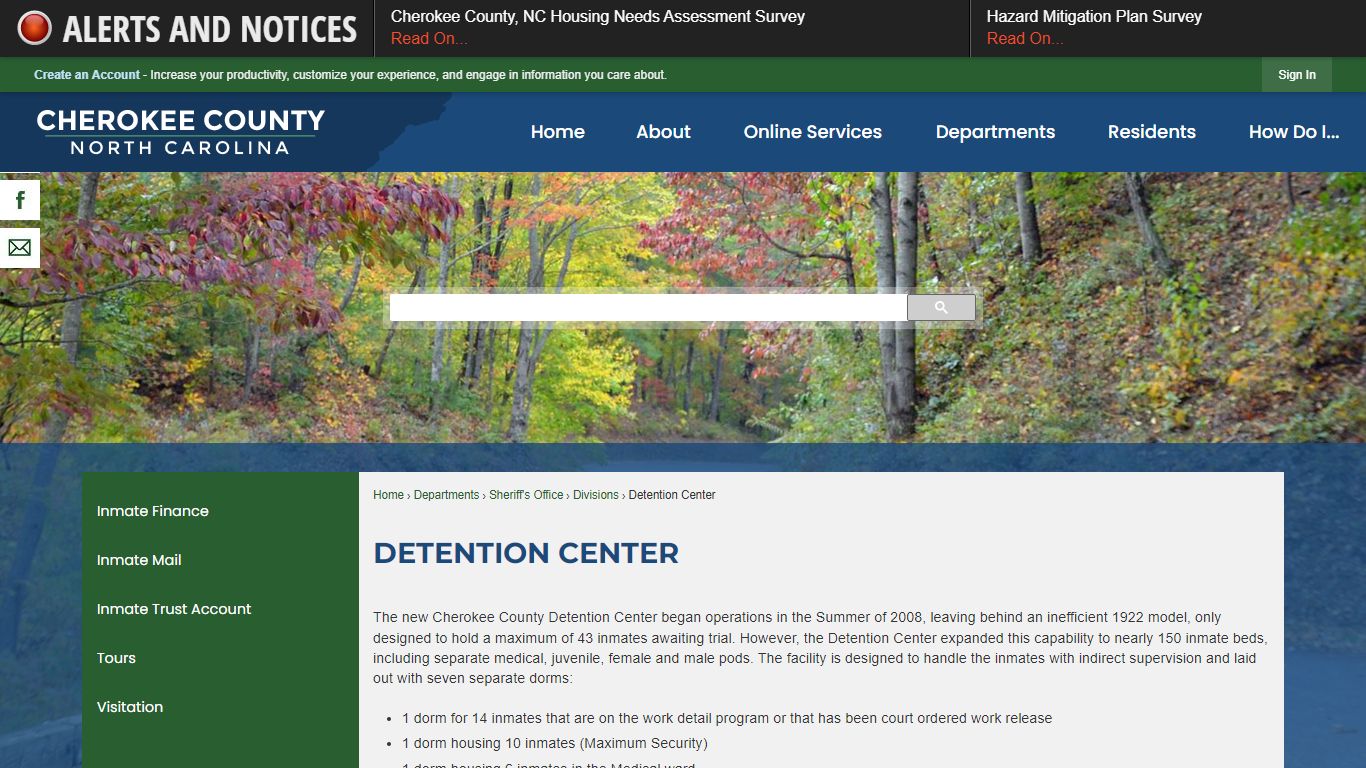 Detention Center - Cherokee County, NC